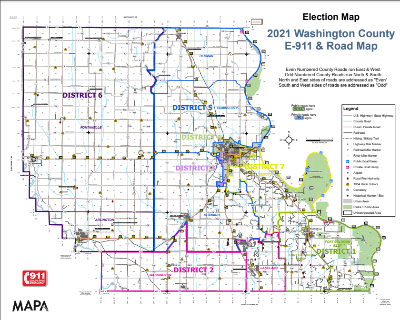 2021 Washington County Districts